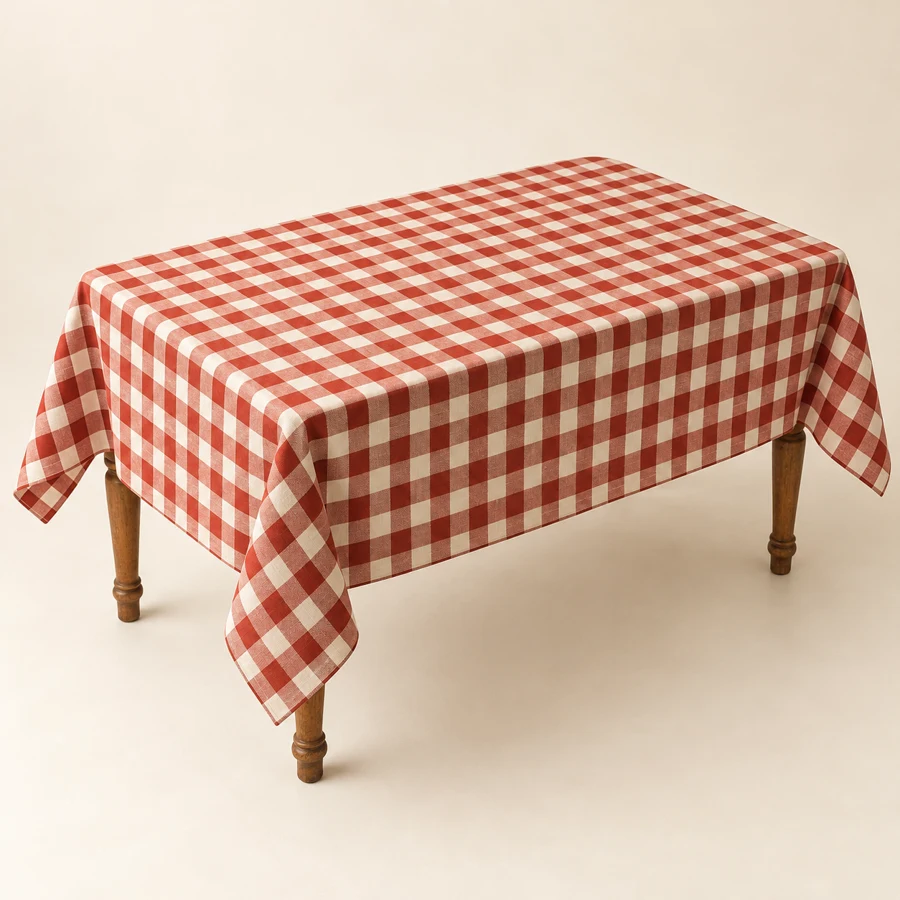 Sunday Tablecloth — Red Gingham